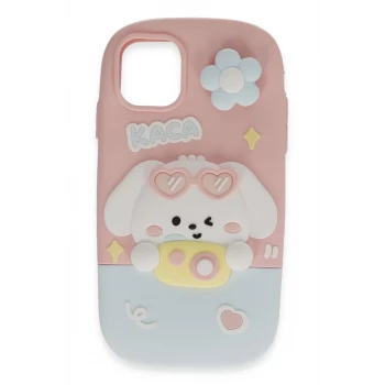 Newface Apple iPhone 15 Pro Max Kılıf Poky Karakter Silikon Kapak - Desen 13