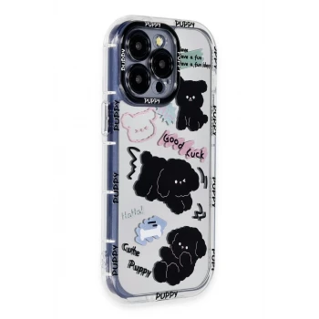 Newface Apple iPhone 15 Pro Max Kılıf Reflexion Desenli Kapak - Desen 5