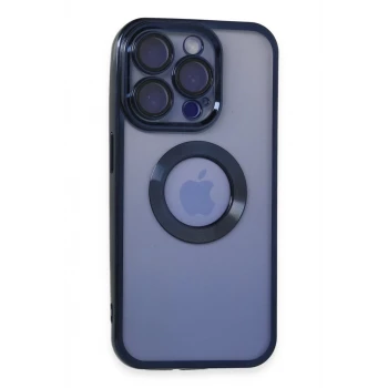 Newface Apple iPhone 15 Pro Max Kılıf Slot Silikon - Lacivert