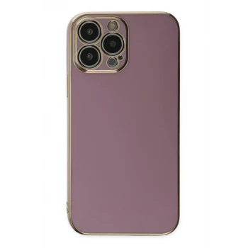 Newface Apple iPhone 15 Pro Max Kılıf Volet Silikon - Mor