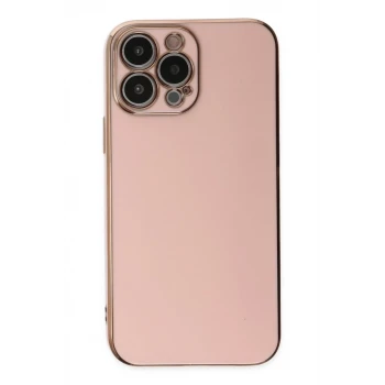 Newface Apple iPhone 15 Pro Max Kılıf Volet Silikon - Pembe