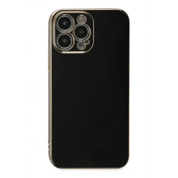 Newface Apple iPhone 15 Pro Max Kılıf Volet Silikon - Siyah