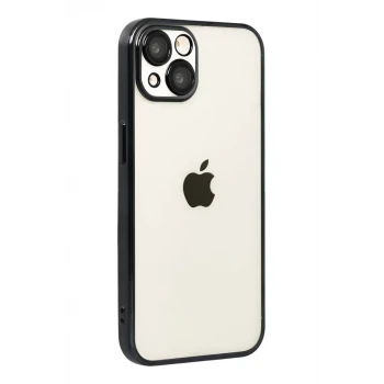Newface Apple iPhone 15 Razer Lensli Silikon - Siyah