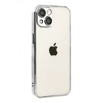 Newface Apple iPhone 15 Razer Lensli Silikon - Titan Gri