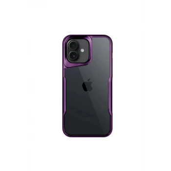 Newface Apple iPhone 16 Kılıf Boyi Silikon Kapak - Derin Mor