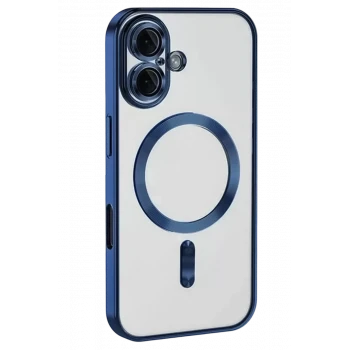 Newface Apple iPhone 16 Kılıf Kross Magneticsafe Kapak - Lacivert