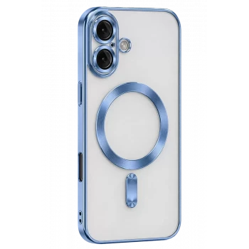 Newface Apple iPhone 16 Kılıf Kross Magneticsafe Kapak - Sierra Blue