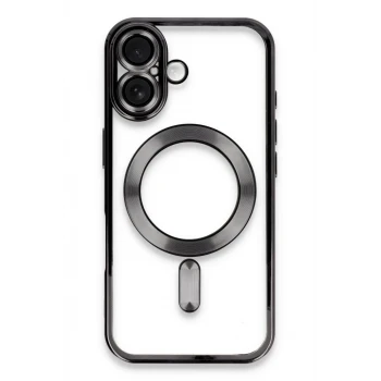Newface Apple iPhone 16 Kılıf Kross Magneticsafe Kapak - Siyah