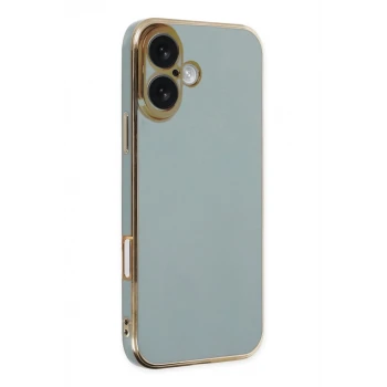 Newface Apple iPhone 16 Kılıf Volet Silikon - Açık Yeşil