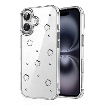 Newface Apple iPhone 16 Plus Fiyonk Desenli Kapak - Desen 2