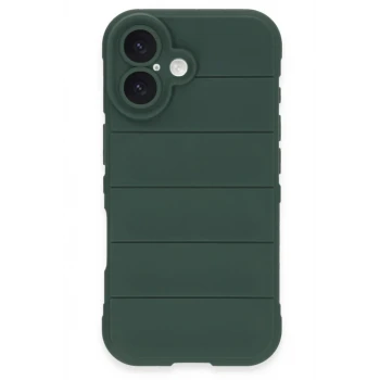 Newface Apple iPhone 16 Plus Kılıf Optimum Silikon - Koyu Yeşil