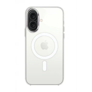 Newface Apple iPhone 16 Plus Kılıf Pc Real Magsafe Kapak - Şeffaf