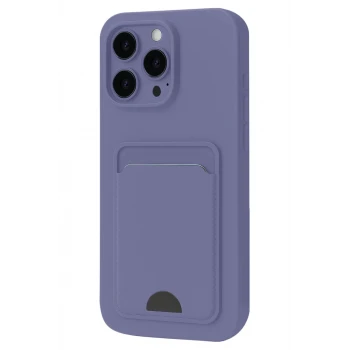 Newface Apple iPhone 16 Pro Kılıf Kelvin Kartvizitli Silikon - Lila