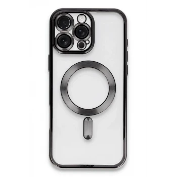 Newface Apple iPhone 16 Pro Kılıf Kross Magneticsafe Kapak - Siyah
