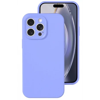 Newface Apple iPhone 16 Pro Kılıf Nano içi Kadife Silikon - Lila