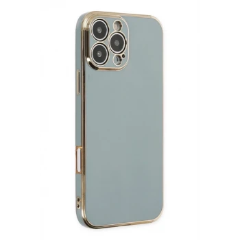 Newface Apple iPhone 16 Pro Kılıf Volet Silikon - Açık Yeşil
