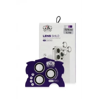 Newface Apple iPhone 16 Pro Max Bilvis Titan Kamera Lens - Titan Gri