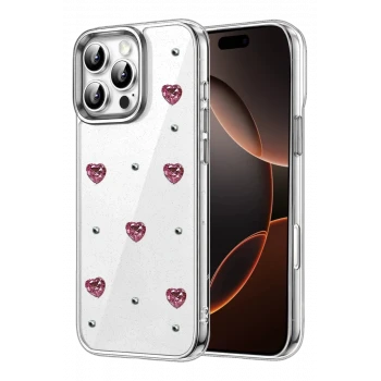 Newface Apple iPhone 16 Pro Max Fiyonk Desenli Kapak - Desen 3