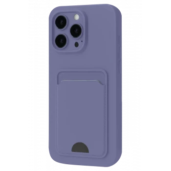 Newface Apple iPhone 16 Pro Max Kılıf Kelvin Kartvizitli Silikon - Lila