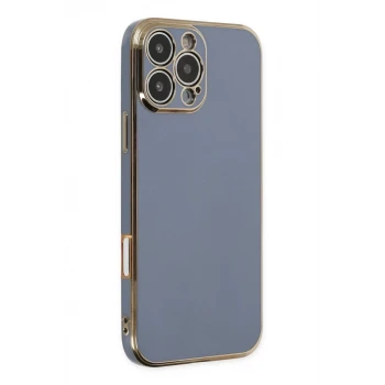 Newface Apple iPhone 16 Pro Max Kılıf Volet Silikon - Mavi
