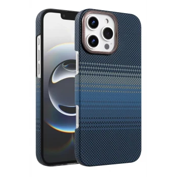 Newface Apple iPhone 16 Pro Vega Magsafe Kapak - Mavi