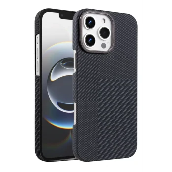 Newface Apple iPhone 16 Pro Vega Magsafe Kapak - Siyah