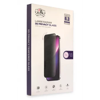 Newface Apple iPhone 16E Bilvis 3D Radian Hayalet Cam Ekran Koruyucu