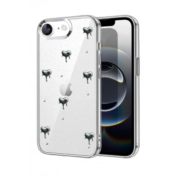 Newface Apple iPhone 16E Fiyonk Desenli Kapak - Desen 1