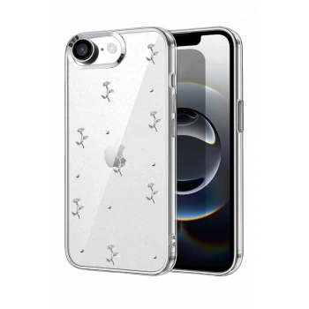 Newface Apple iPhone 16E Fiyonk Desenli Kapak - Desen 2