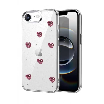 Newface Apple iPhone 16E Fiyonk Desenli Kapak - Desen 3