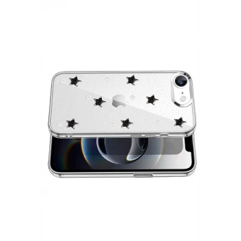 Newface Apple iPhone 16E Fiyonk Desenli Kapak - Desen 7