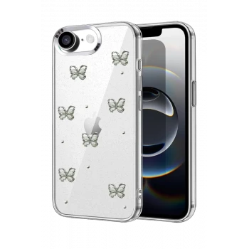 Newface Apple iPhone 16E Fiyonk Desenli Kapak - Desen 9
