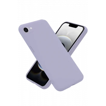 Newface Apple iPhone 16E Kılıf Nano içi Kadife Silikon - Lila