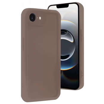 Newface Apple iPhone 16E Kılıf Viera Silikon - Kahverengi