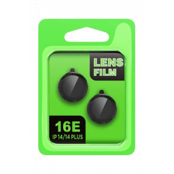 Newface Apple iPhone 16E Raze Metal Kamera Lens - Siyah