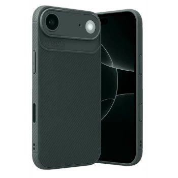 Newface Apple iPhone 17 Air Auto Focus Karbon Kapak - Koyu Yeşil