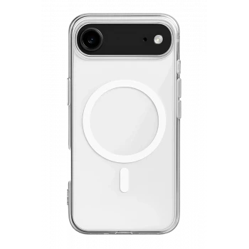 Newface Apple iPhone 17 Air Kılıf Magneticsafe Şeffaf Silikon - Şeffaf