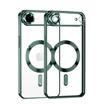 Newface Apple iPhone 17 Air Kross Magneticsafe Kapak - Koyu Yeşil