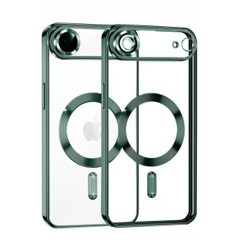 Newface Apple iPhone 17 Air Kross Magneticsafe Kapak - Koyu Yeşil