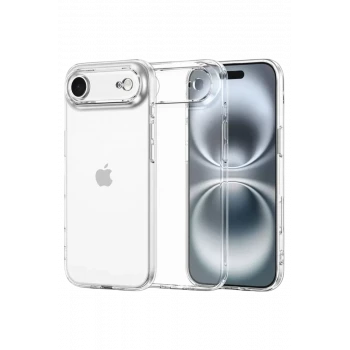Newface Apple iPhone 17 Air Lüx Şeffaf Silikon - Şeffaf