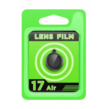 Newface Apple iPhone 17 Air Raze Metal Kamera Lens - Siyah
