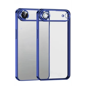 Newface Apple iPhone 17 Air Razer Lensli Silikon - Lacivert