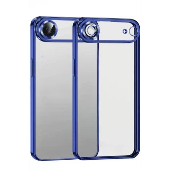 Newface Apple iPhone 17 Air Razer Lensli Silikon - Lacivert