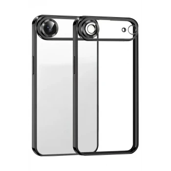 Newface Apple iPhone 17 Air Razer Lensli Silikon - Siyah