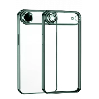 Newface Apple iPhone 17 Air Razer Lensli Silikon - Yeşil