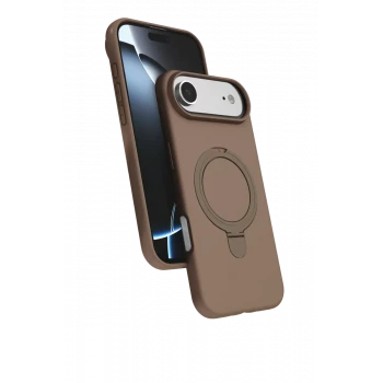 Newface Apple iPhone 17 Air Regal Magsafe Standlı Kapak - Çöl Titanyum