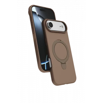 Newface Apple iPhone 17 Air Regal Magsafe Standlı Kapak - Çöl Titanyum