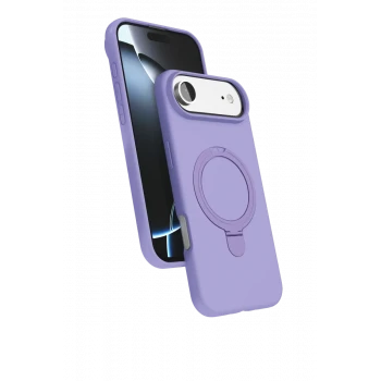 Newface Apple iPhone 17 Air Regal Magsafe Standlı Kapak - Lila