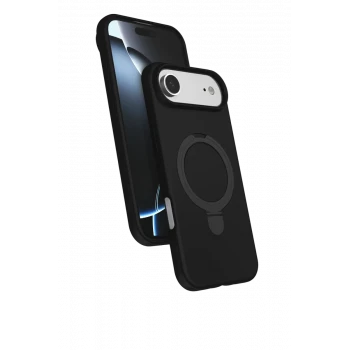 Newface Apple iPhone 17 Air Regal Magsafe Standlı Kapak - Siyah