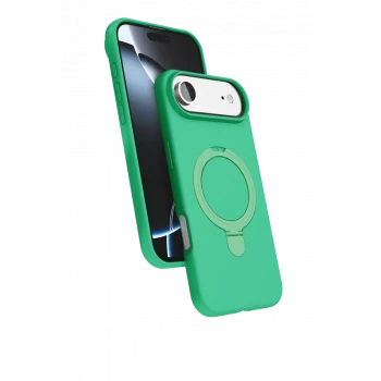 Newface Apple iPhone 17 Air Regal Magsafe Standlı Kapak - Yeşil